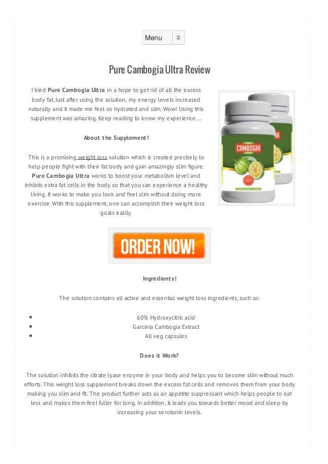 Garcinia cambogia wow reviews